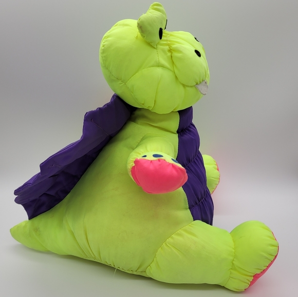 VINTAGE | Stuffins Puffalump dragon stuffie stuffed toy 13" - Picture 2 of 5